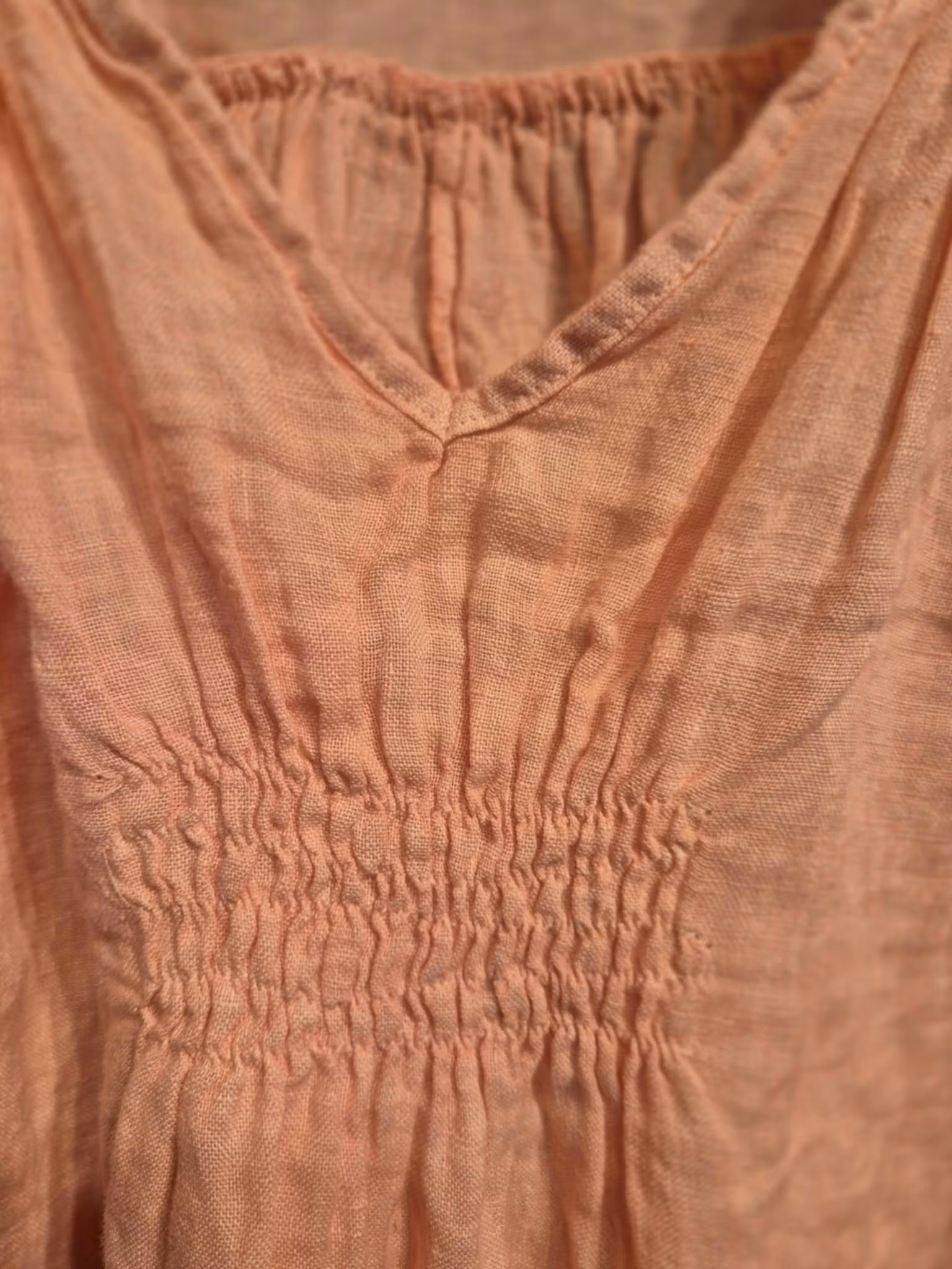 Linne tunika rosa