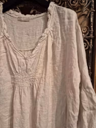 Linne tunika beige