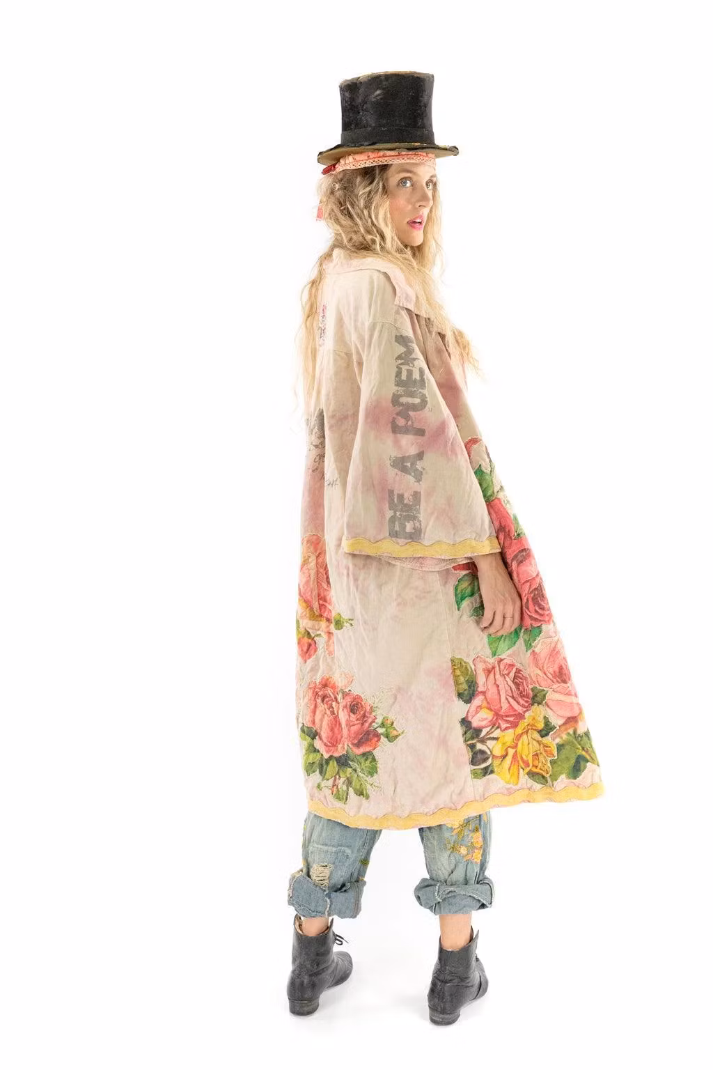 Kärlek och blommig Cyrene-jacka