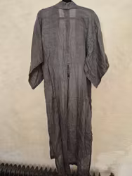 Kimono st M grå