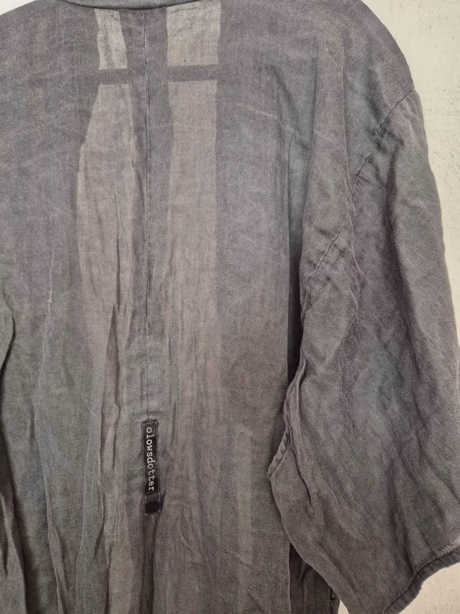 Kimono st M grå