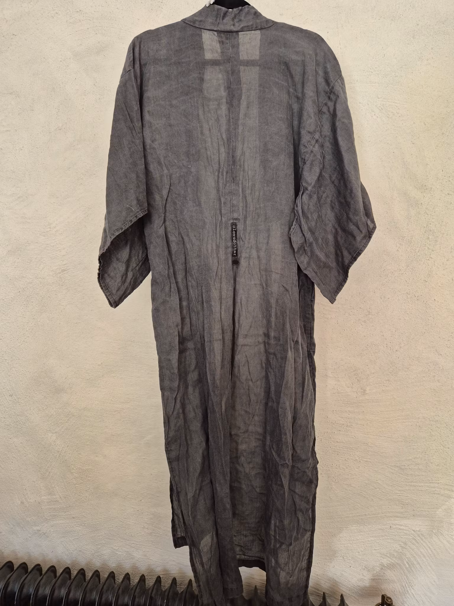 Kimono st xl grå