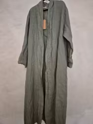 Linne rock oliv grön