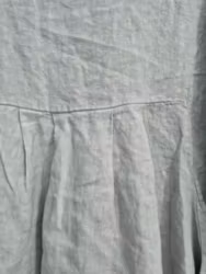 Linne tunika/klänning gråblå