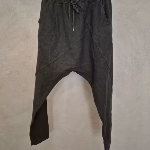 Linne bralla baggy grå