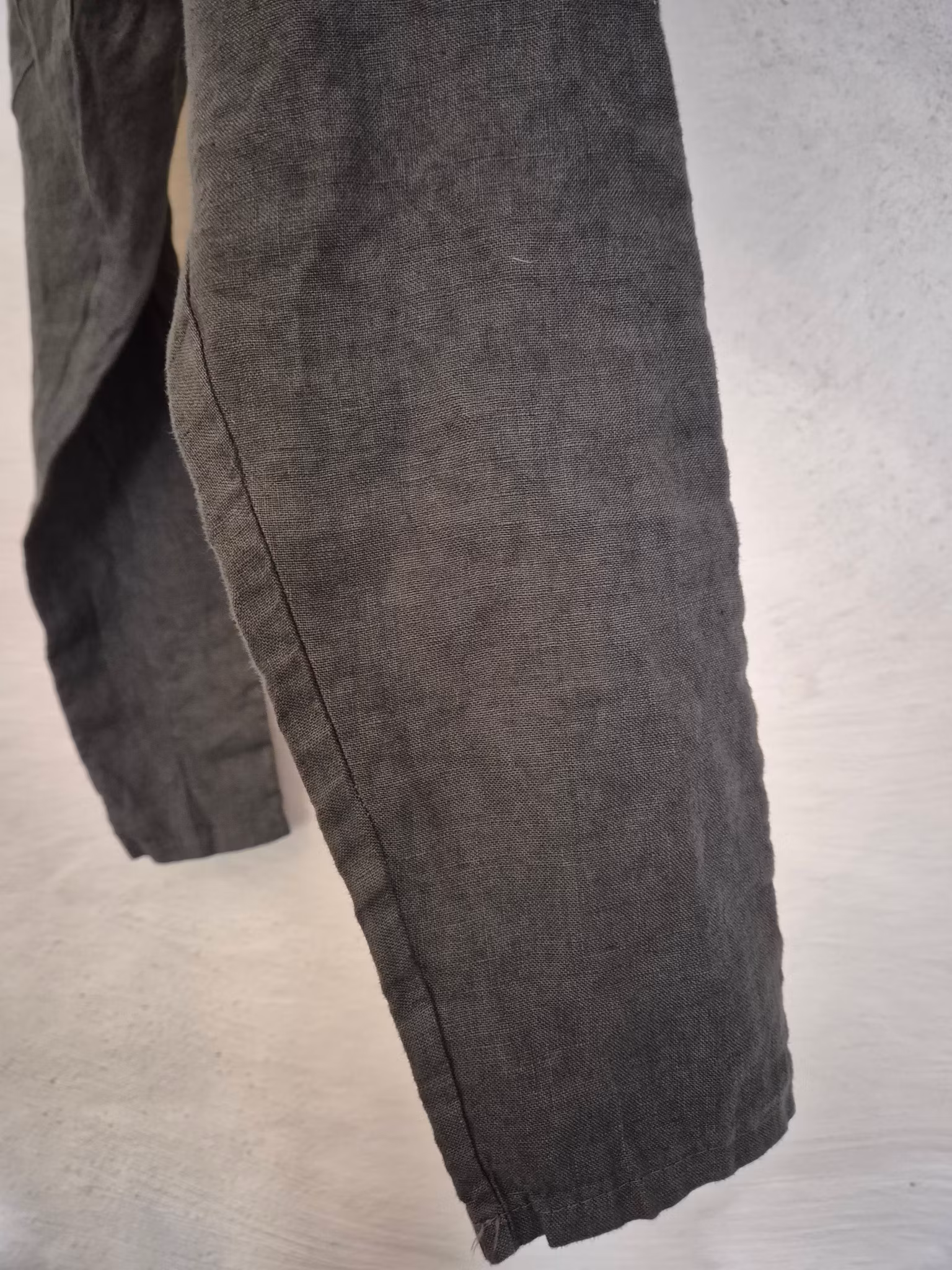 Linne bralla baggy grå