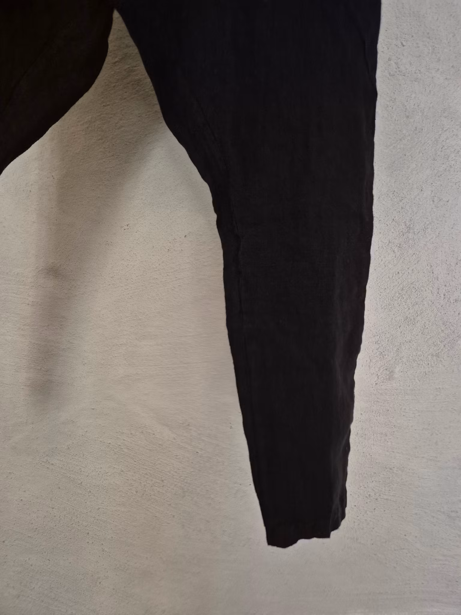 Baggy brallor i linne svart