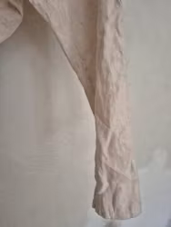 Linne bralla baggy ljus linfärg