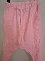 Baggy bralla i linne rosa