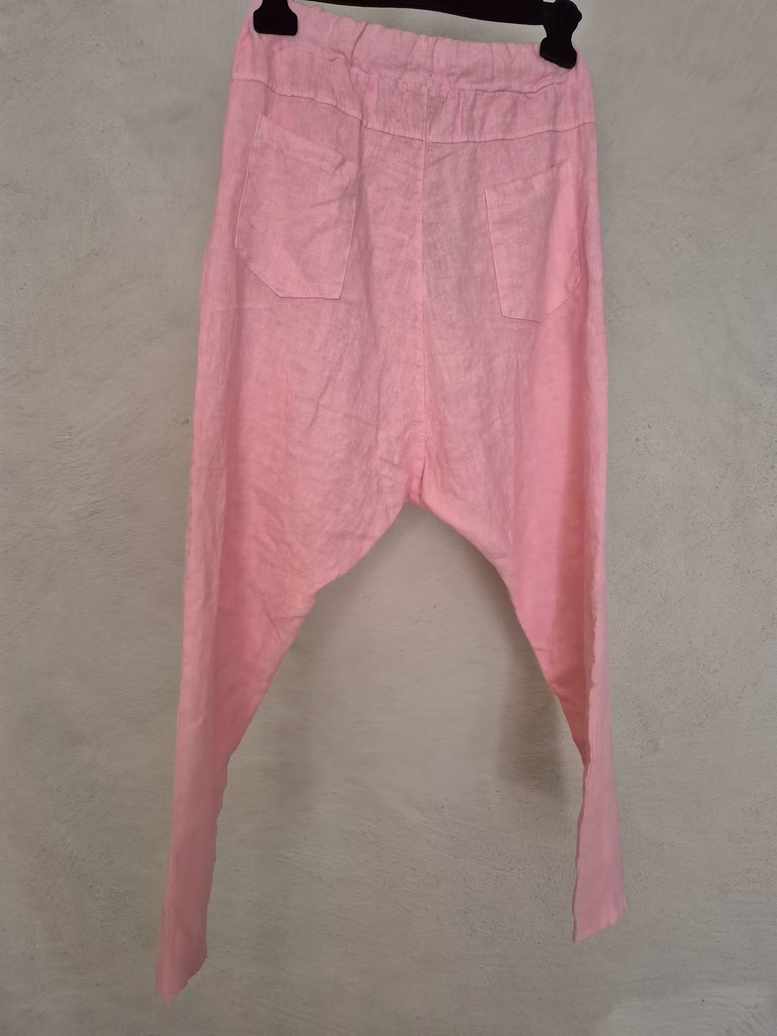 Baggy bralla i linne rosa