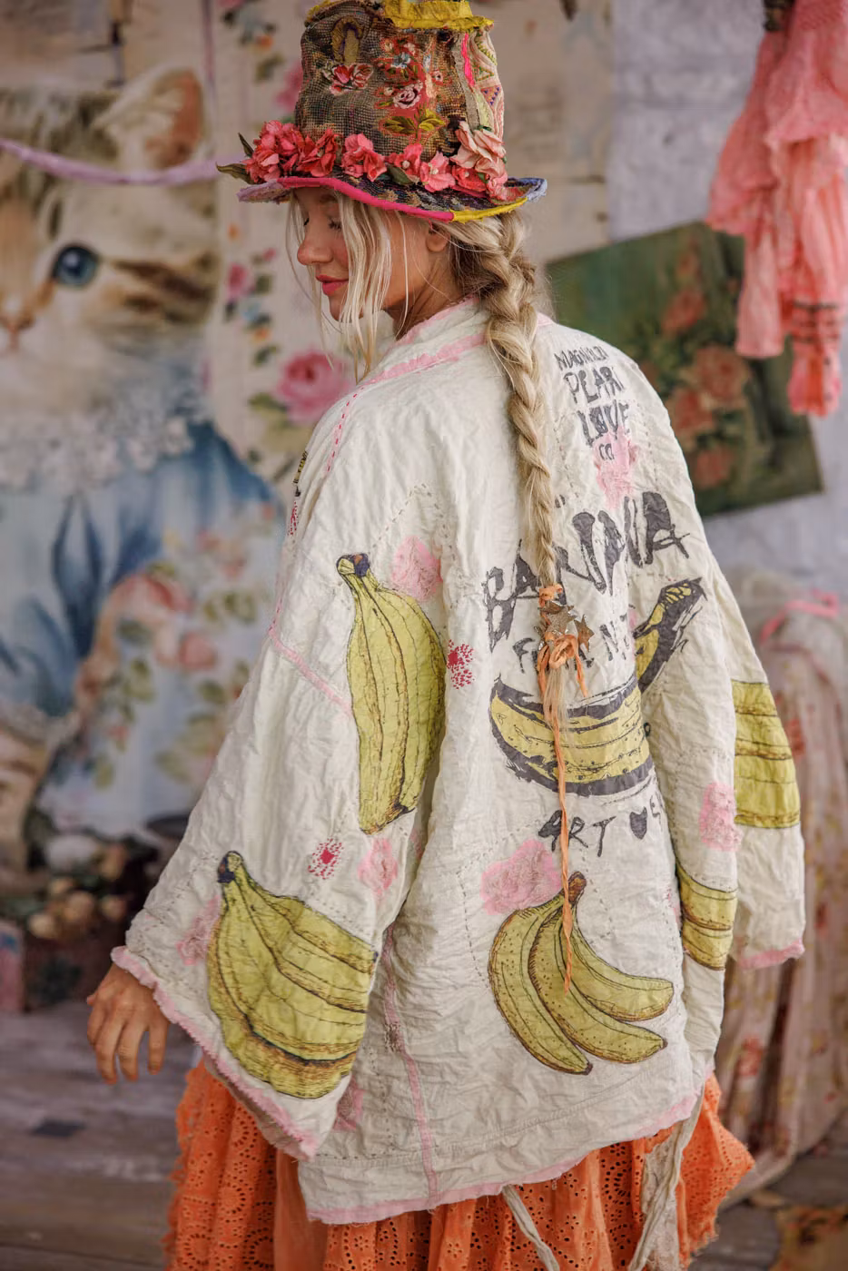 Banana Funk N Junk Kimono