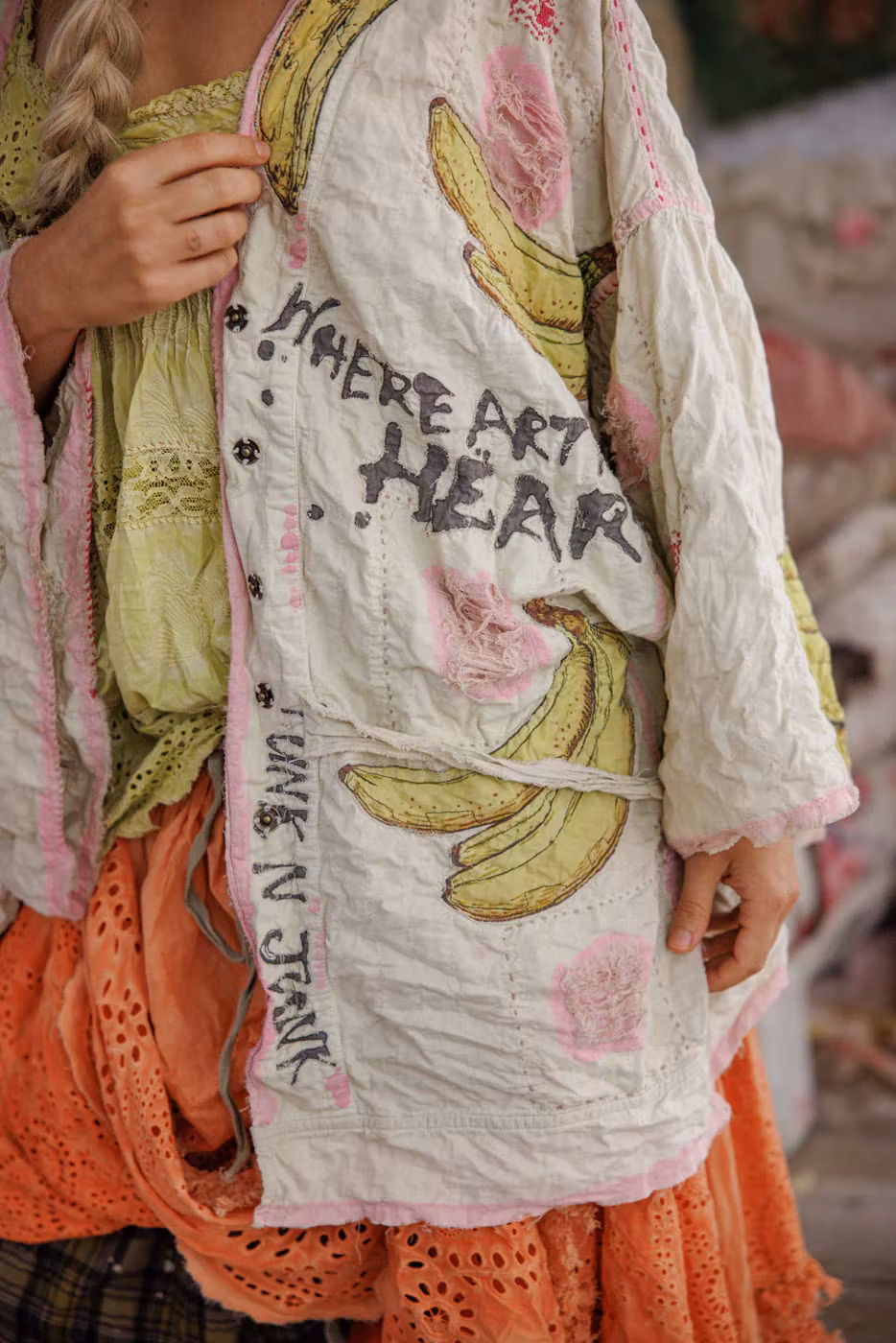Banana Funk N Junk Kimono