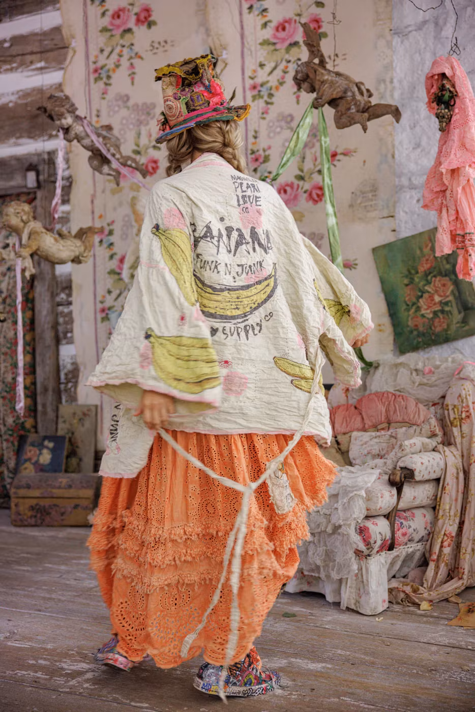 Banana Funk N Junk Kimono
