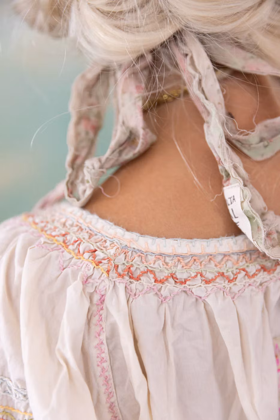 Embroidered Chrissy Folk Blouse