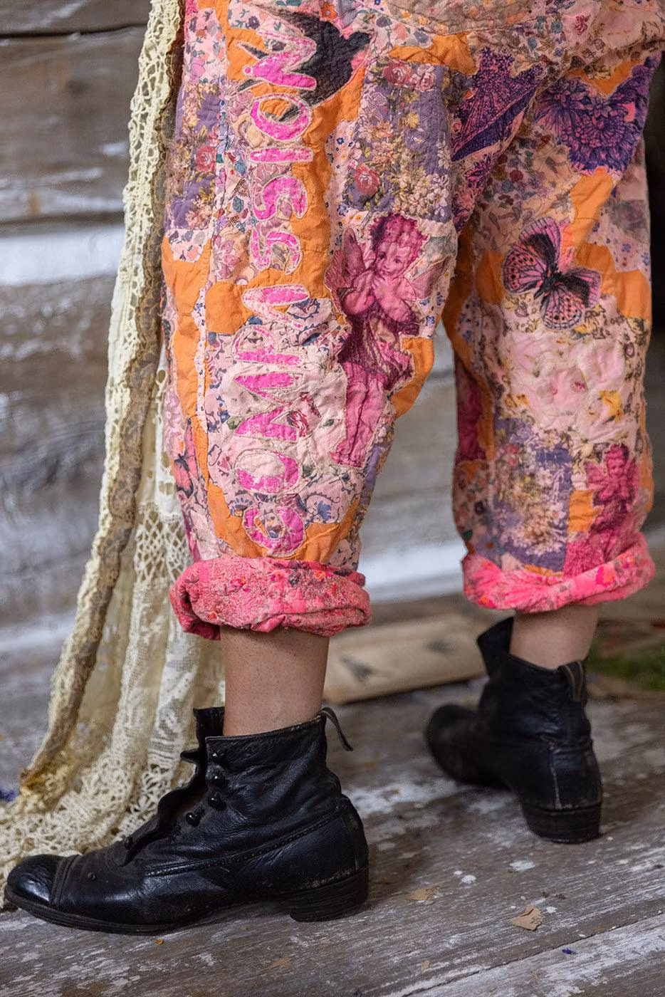 Quilt Natur Kärlek Gruvarbetare Byxor