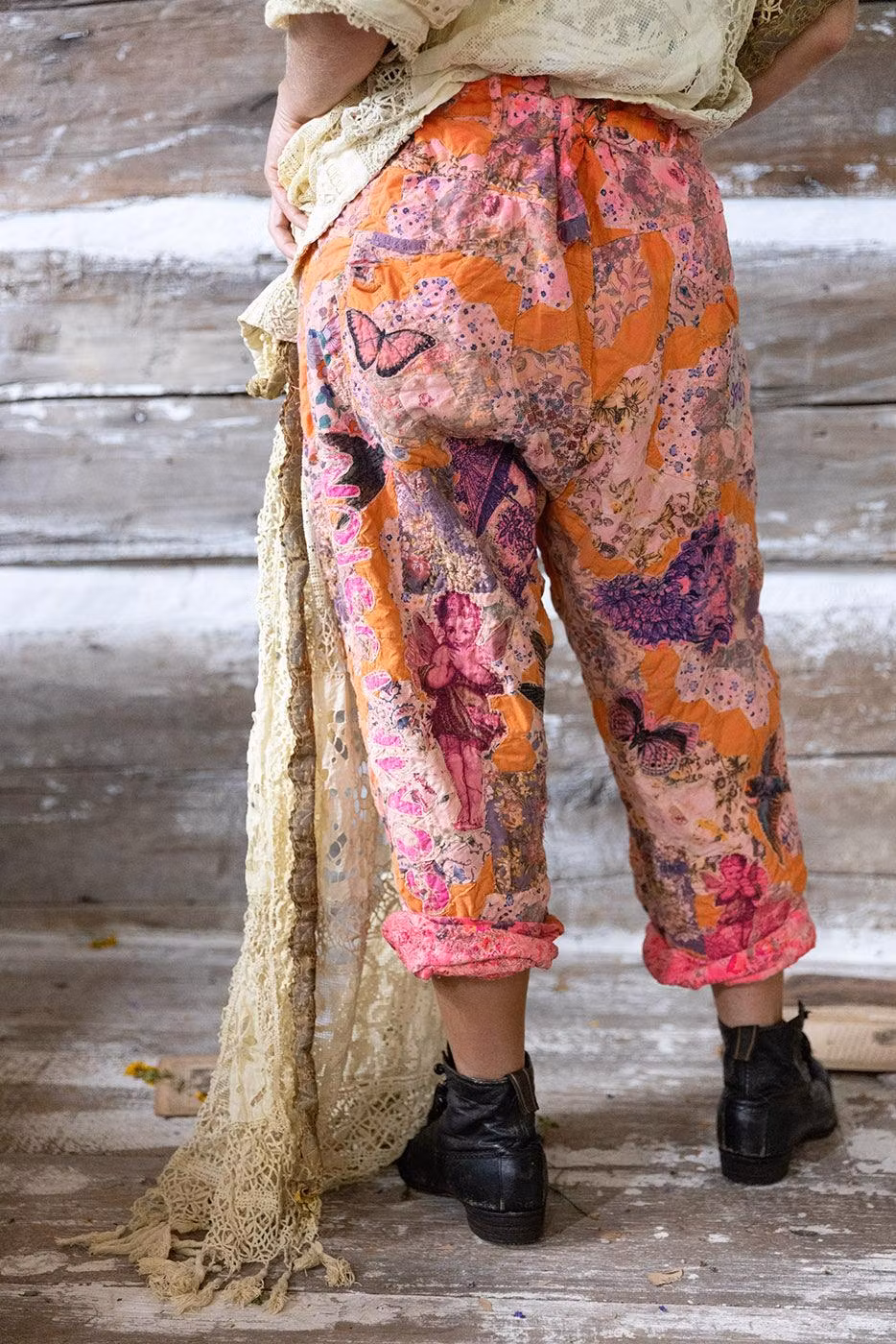 Quilt Natur Kärlek Gruvarbetare Byxor