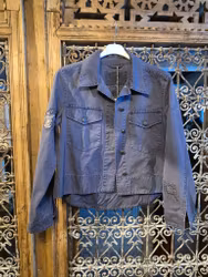 Odd Molly jacka/skjorta lila/blå Nr 56