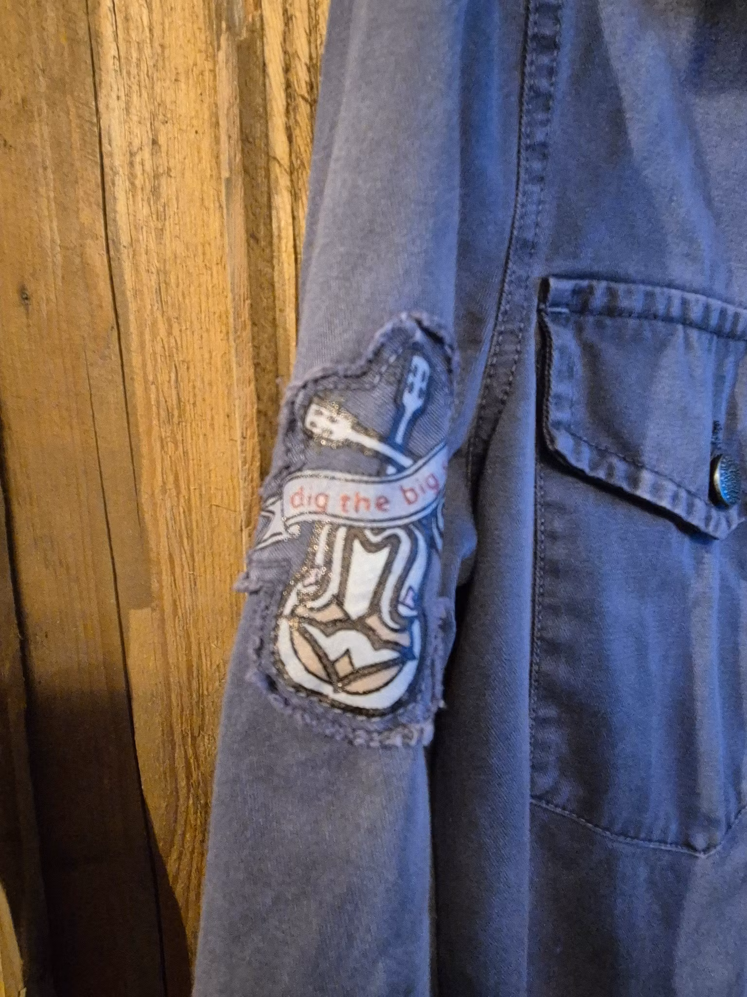 Odd Molly jacka/skjorta lila/blå Nr 56