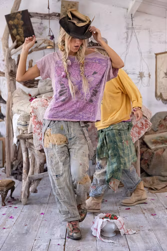 Two Lambs Kalle Denims | Color: Faded Indigo