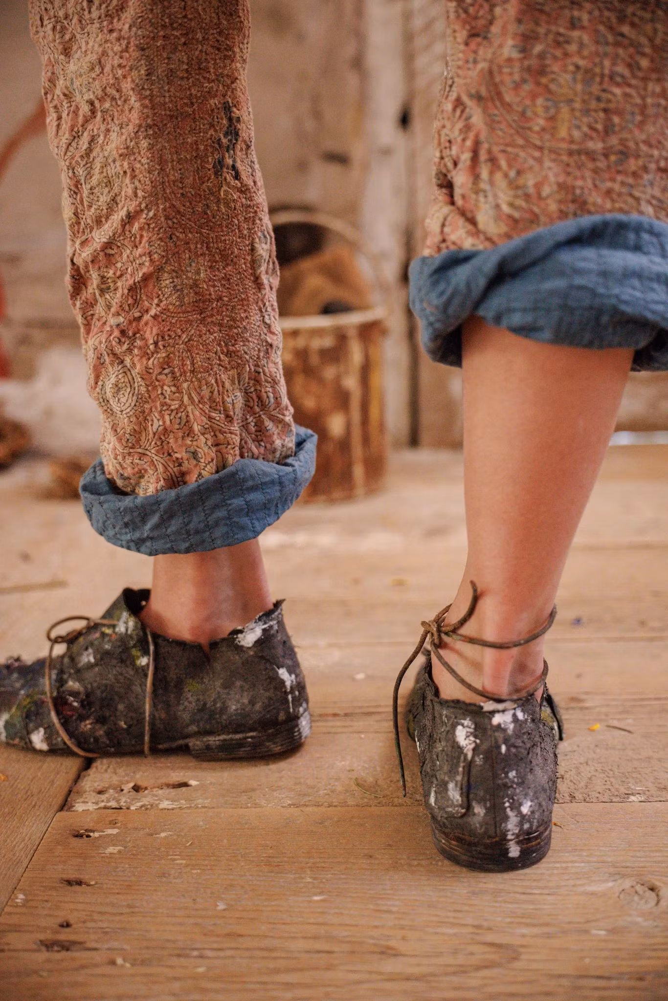 Block Print Roe Denims