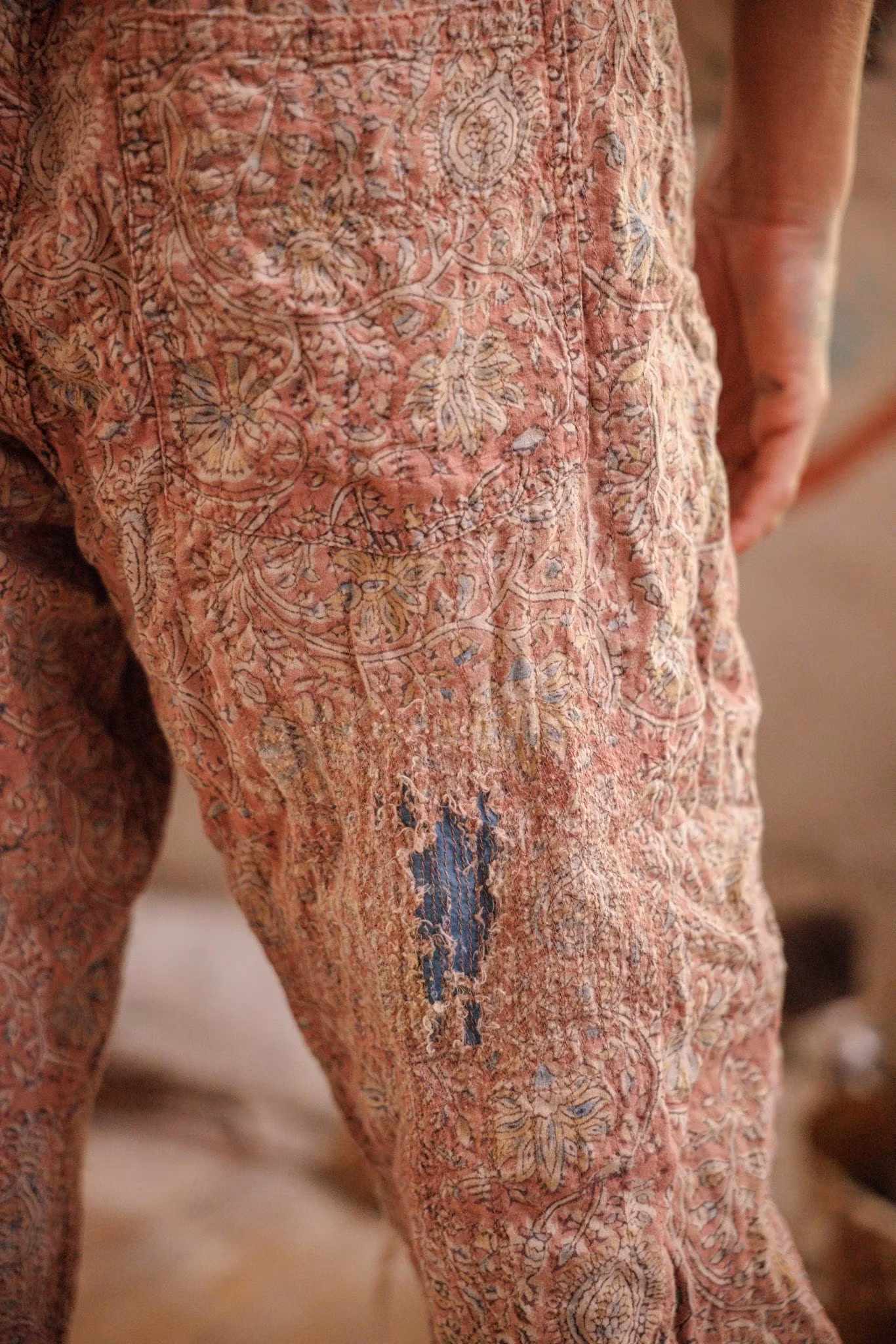 Block Print Roe Denims