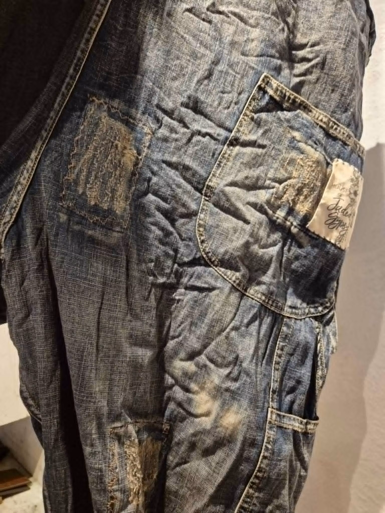 Sun Faded Trail Overalls - Love