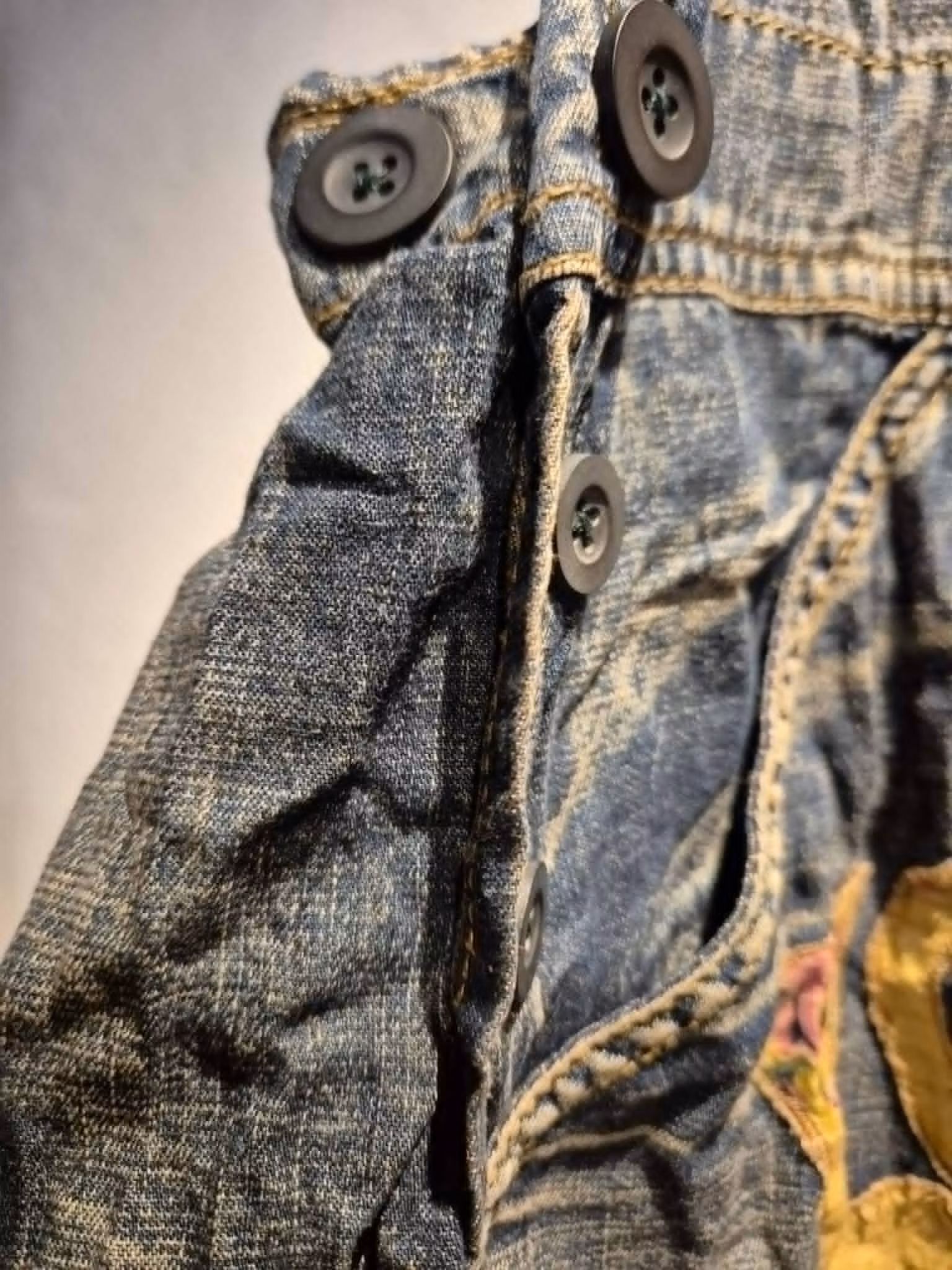 Sun Faded Trail Overalls - Love