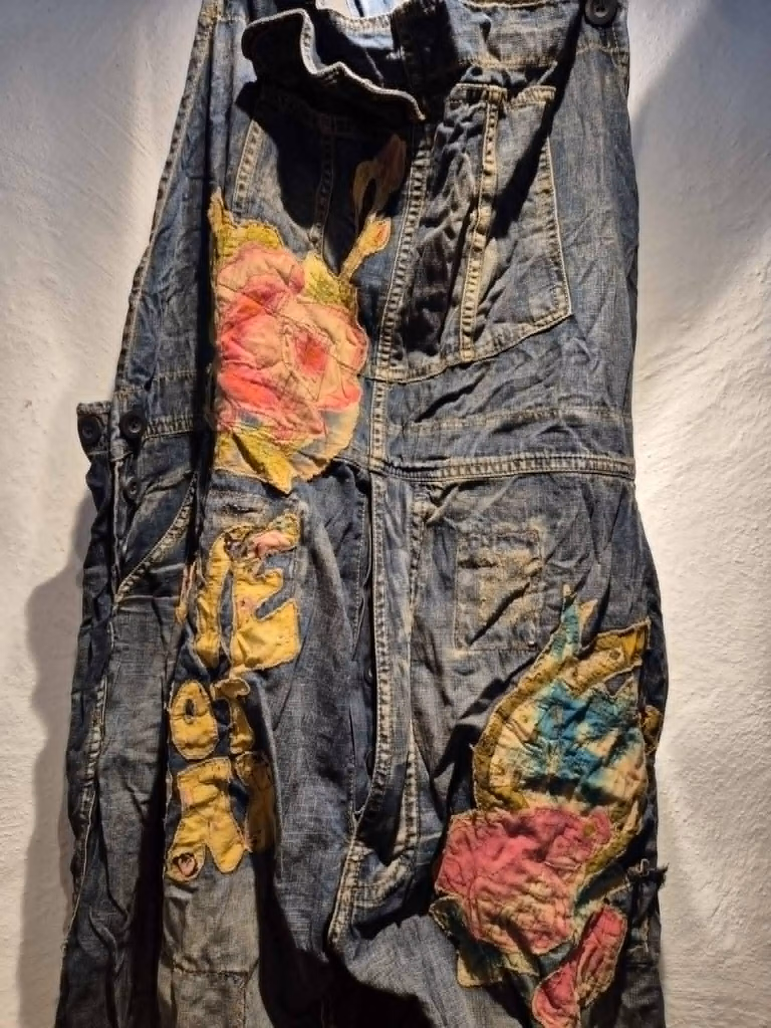 Sun Faded Trail Overalls - Love