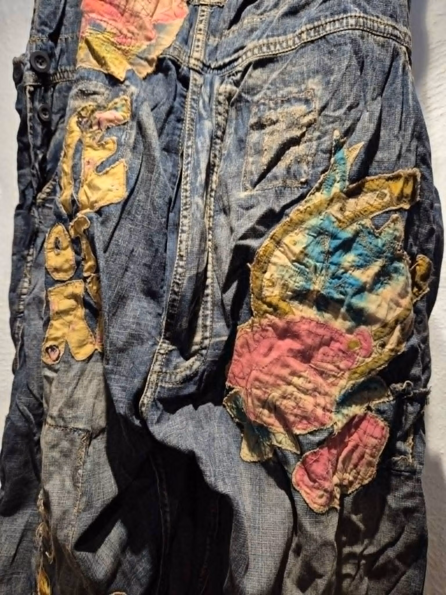 Sun Faded Trail Overalls - Love