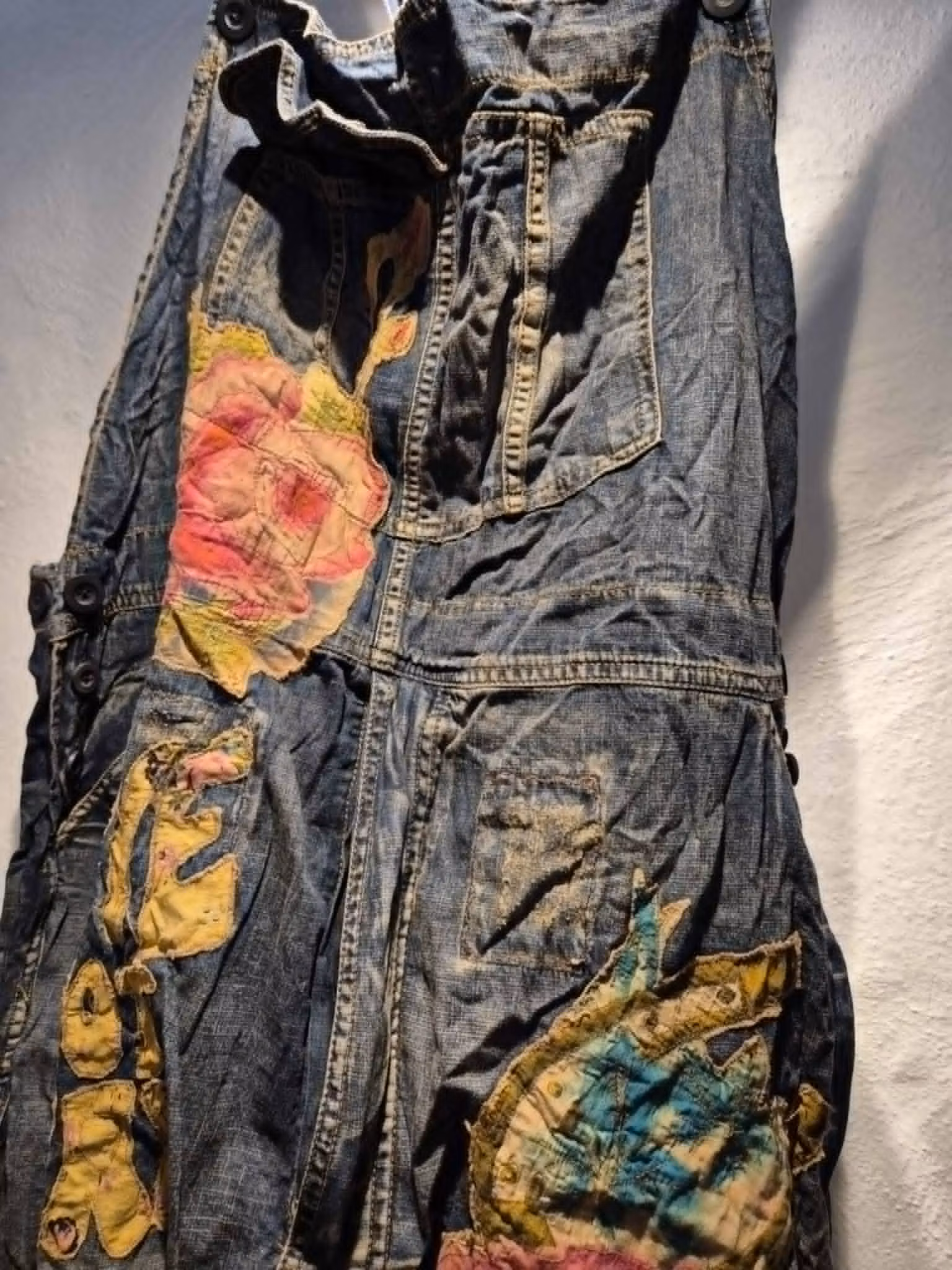 Sun Faded Trail Overalls - Love