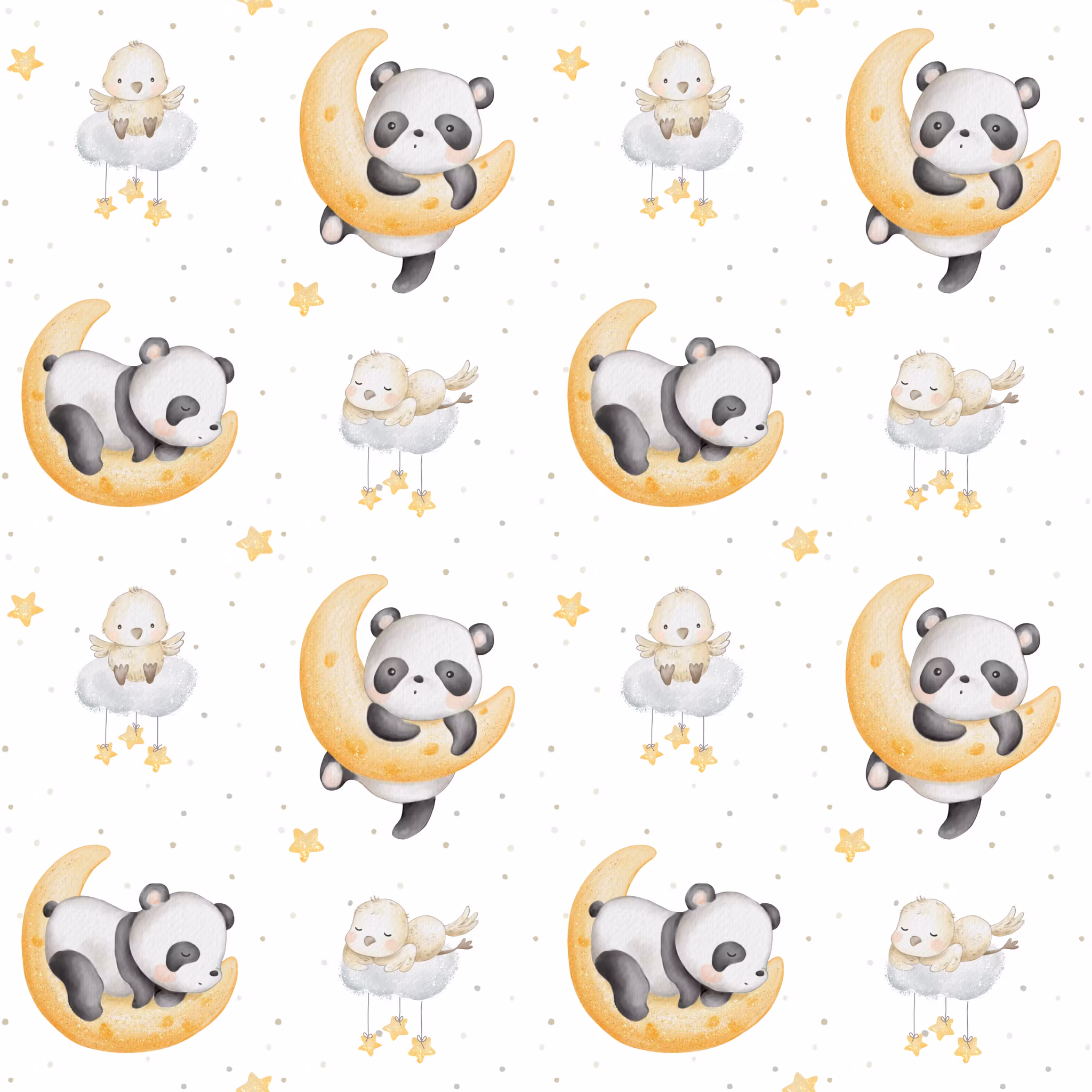 Sleepy panda ribbjersey