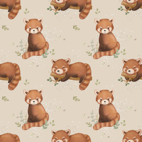 Rødpanda French terry