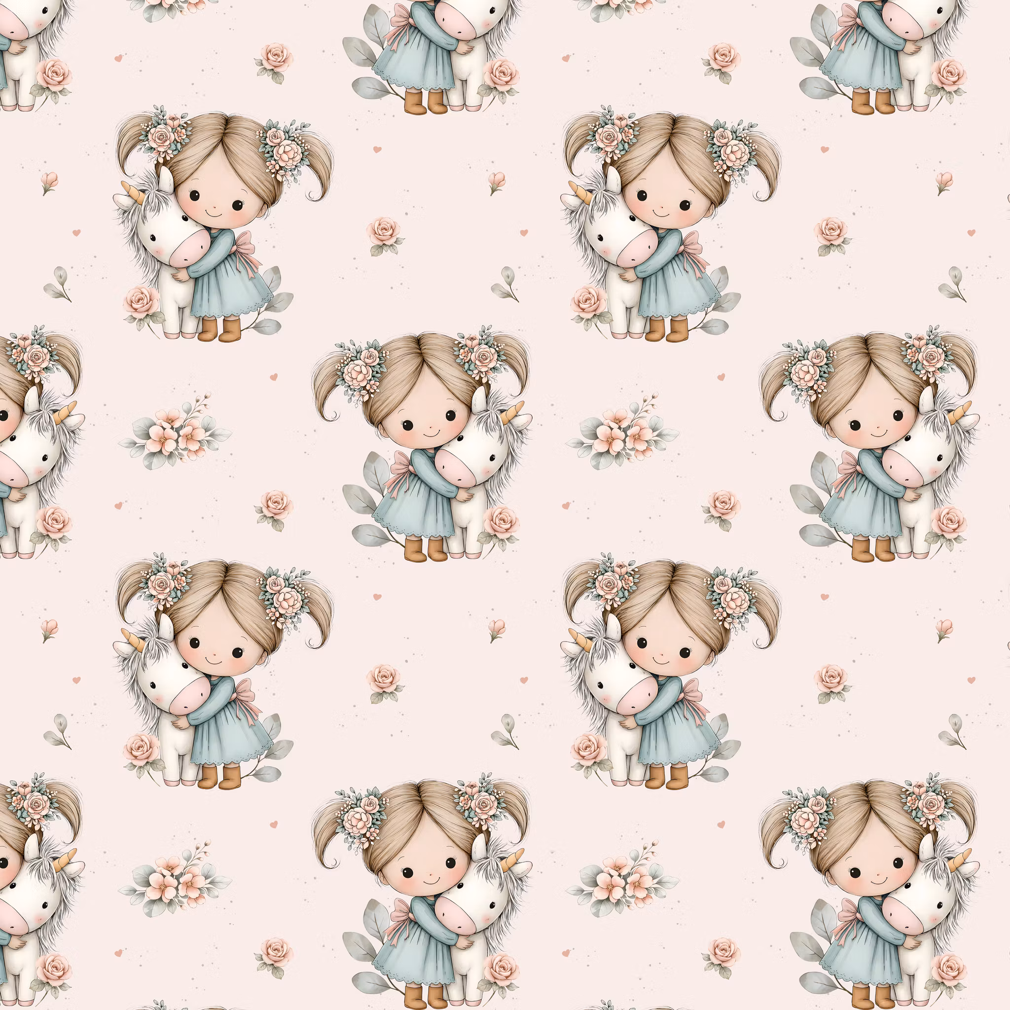 Girl and Unicorn jersey