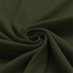 Army green ribbjersey