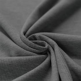 Dark grey ribbjersey