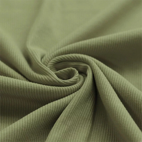 Olive ribbjersey