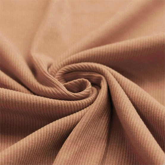 Peach ribbjersey