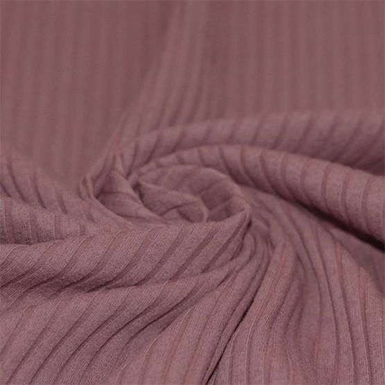 Old mauve ribbjersey