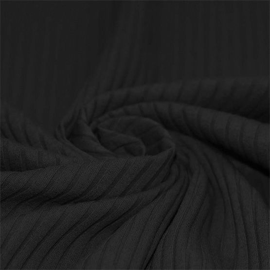 Black ribbjersey