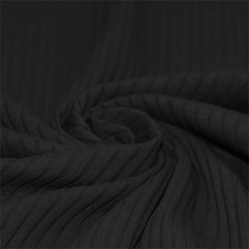 Black ribbjersey