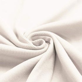 Ecru ribbjersey