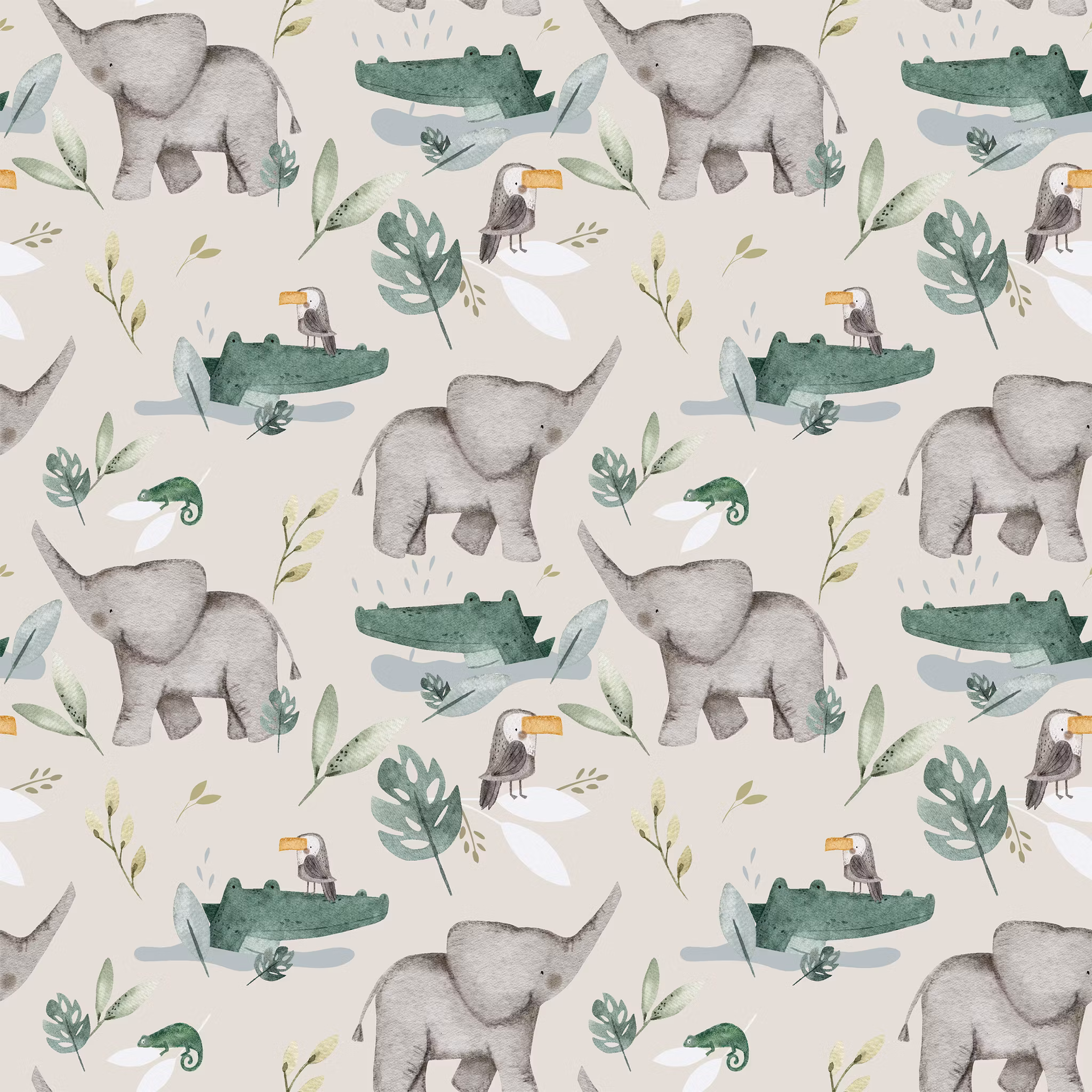 Elefant og krokodille jersey