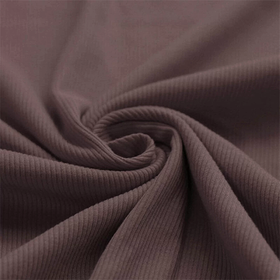 Dark mauve ribbjersey