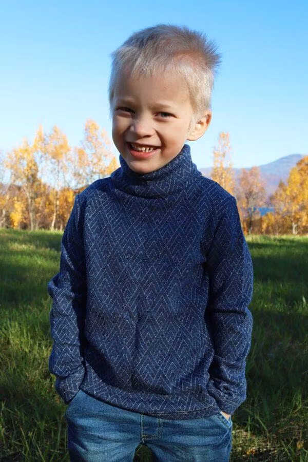 Levi og Leah high neck - overdel og kjole