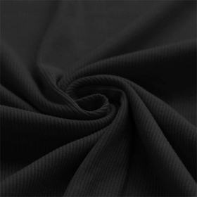 Black ribbjersey