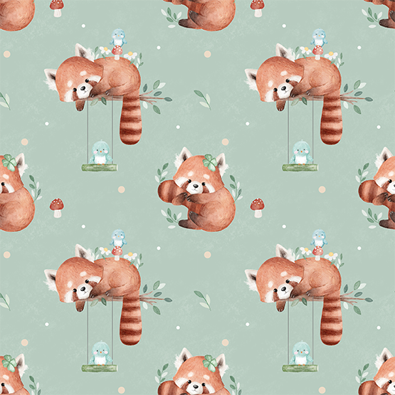 Skjønn rødpanda jersey