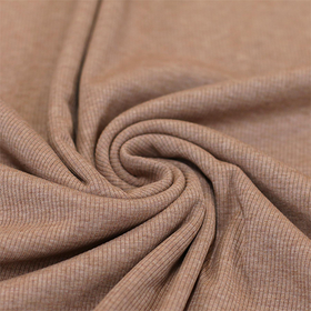 Old pink melange ribbjersey