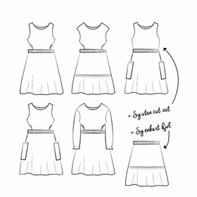 Agnes cut out kjole
