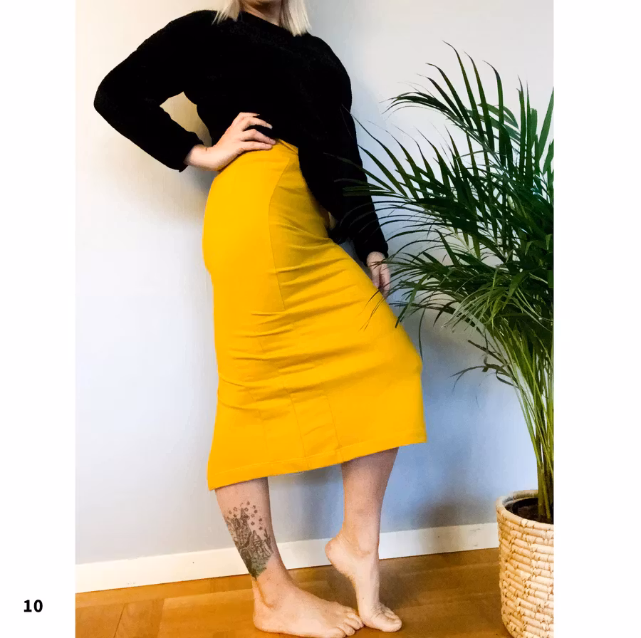 Sofia blyantskjørt med variation