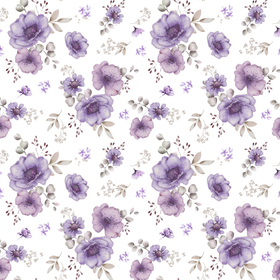 Floral Ida lilla jersey